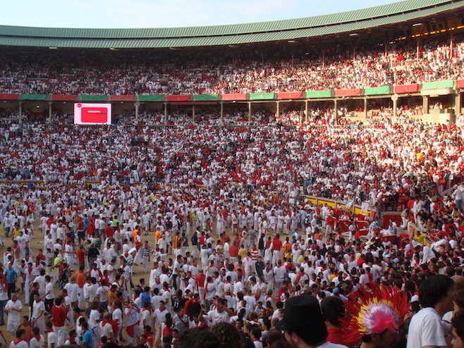 E San Fermin Stadium Over